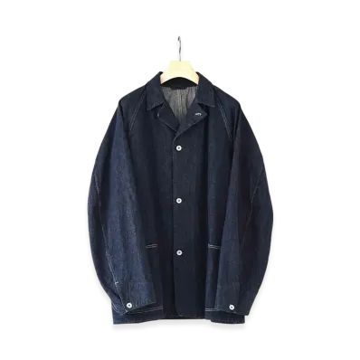 COMOLI Denim Work Jacket "Navy"