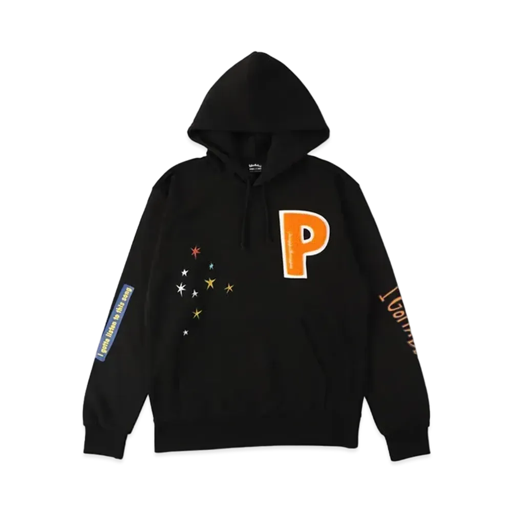 WIND AND SEA x PARAPPA THE RAPPER  (IGB-P) HOODIE "Black"