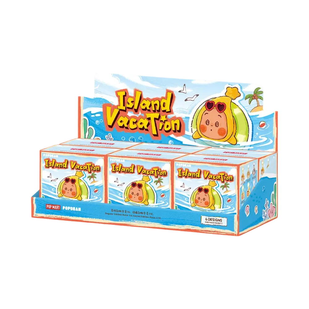 POP MART POP BEAN Island Vacation Series Mini Plush Pendant [Assortment Box]