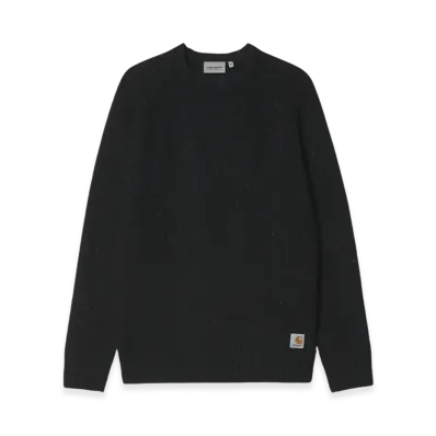 Carhartt WIP Anglistic Sweater "Black Speckled"