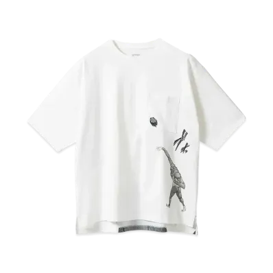 graniph x Attack On Titan Perfect Game Big Silhouette T-Shirt "White"