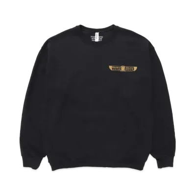 WACKO MARIA SWEAT SHIRT "Black/Yellow"