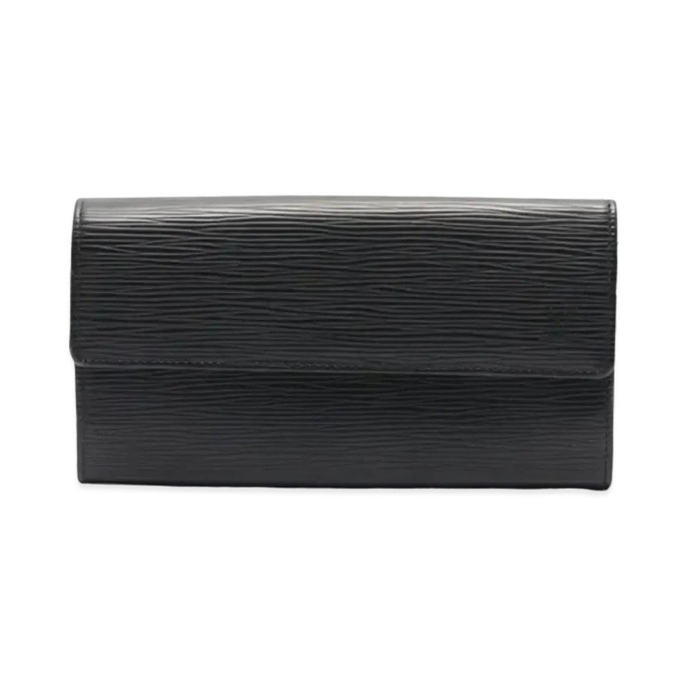 Louis Vuitton Epi Portefeuille Sarah "Noir"
