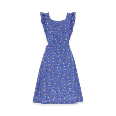 MIU MIU Women's Poplin Dress "Blue"
