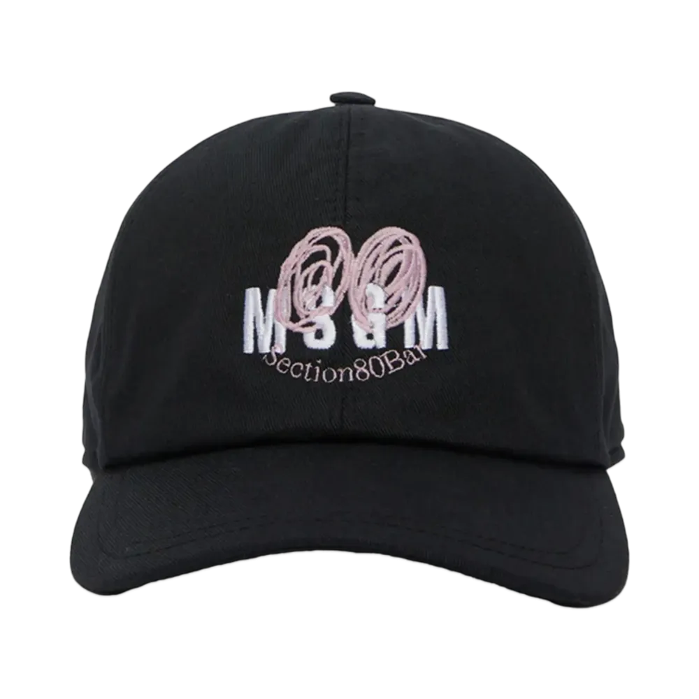 MSGM x Section80Bar Cap "Black"