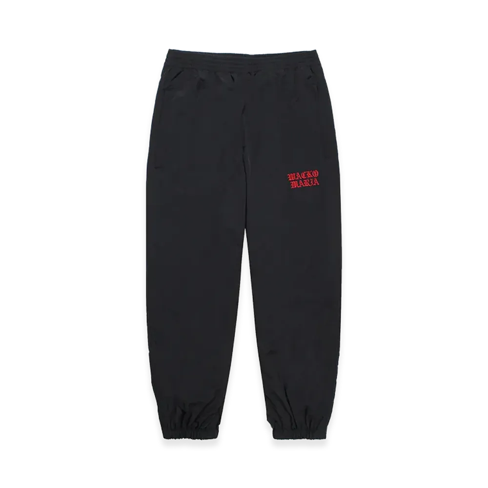 WACKO MARIA Track Pants "Black/Red"