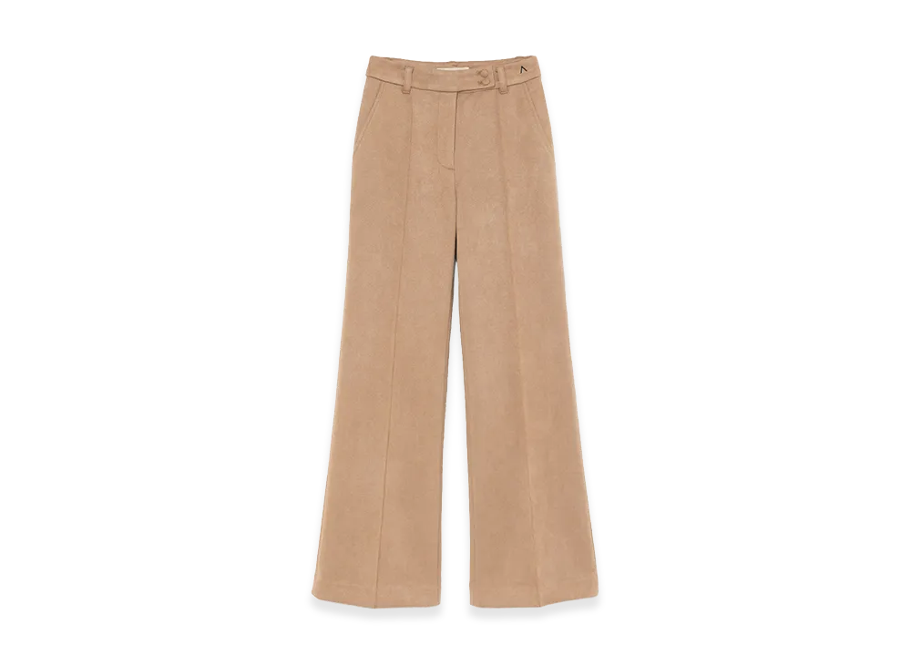 ANDMARY Women's Lorde Suede Full Length Pants "Camel"