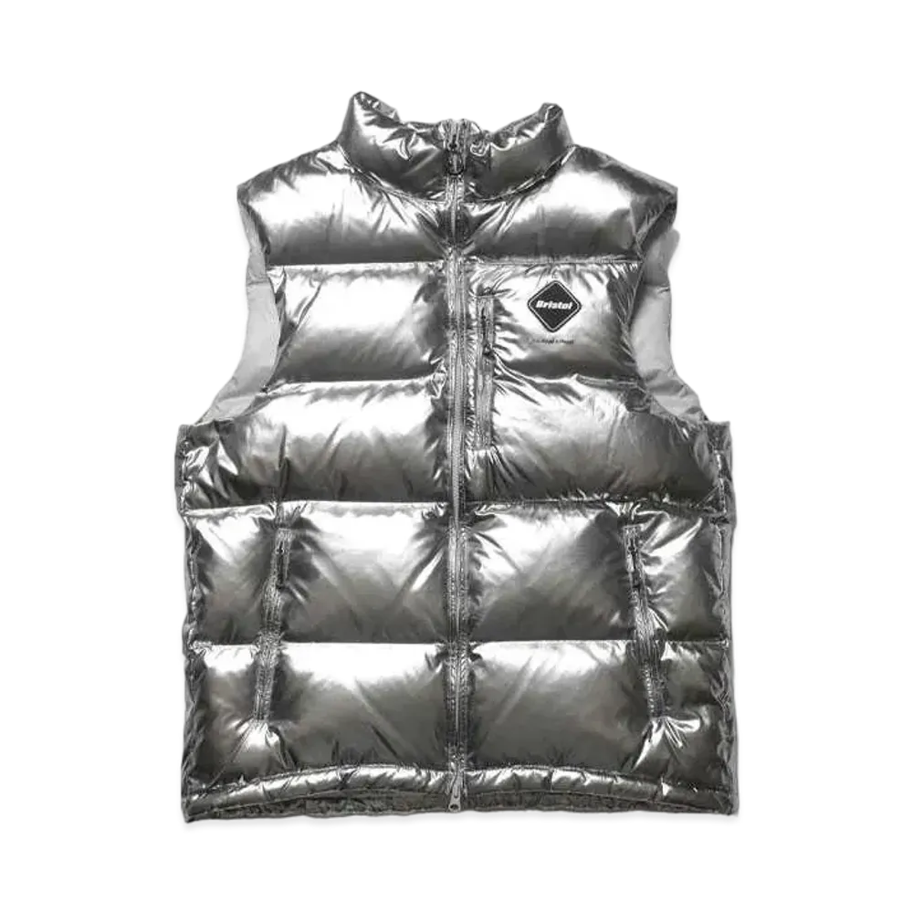 F.C.Real Bristol SILVER JUBILEE Down Vest "Silver"