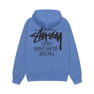 Stussy x DSM Dover Street Market Hoodie "Blue"