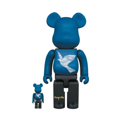 Bearbrick René Magritte 100% & 400%