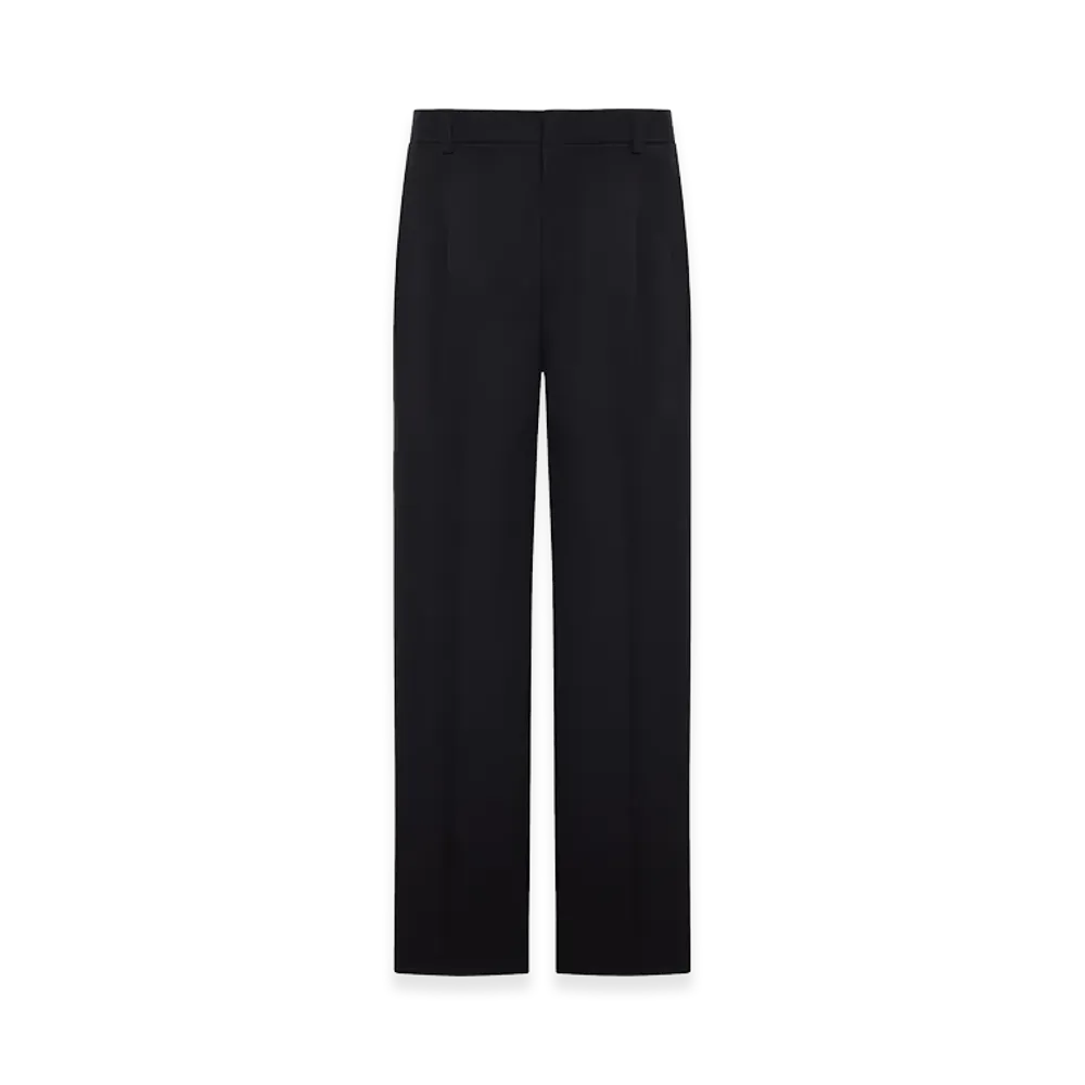 AMI PARIS Tailored Wool Trousers With Pences "Black"