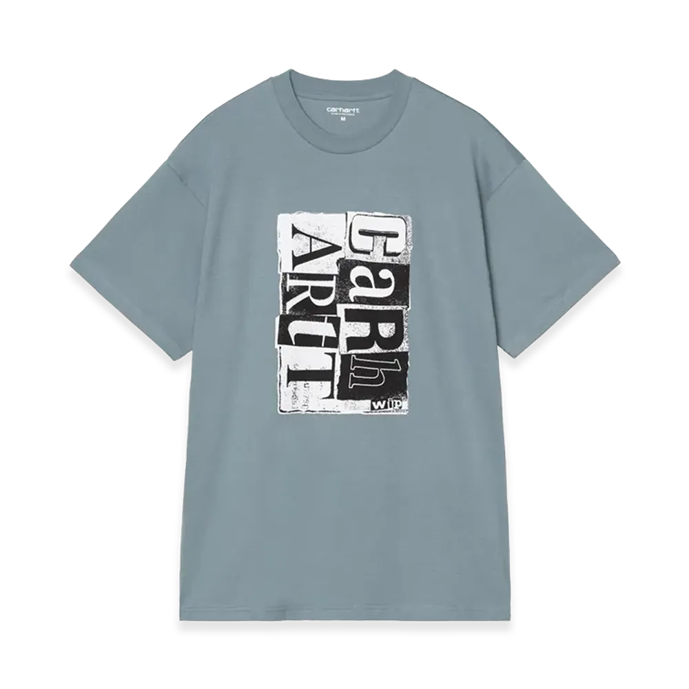 Carhartt WIP S/S Moving Letterpress T-Shirt "Velvet Blue"