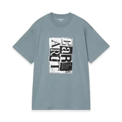 Carhartt WIP S/S Moving Letterpress T-Shirt "Velvet Blue"