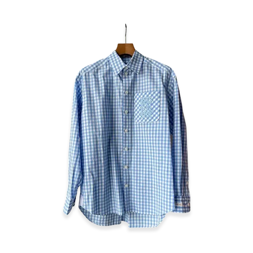 TSTS Gingham Shirt "Saxe Blue Gingham"