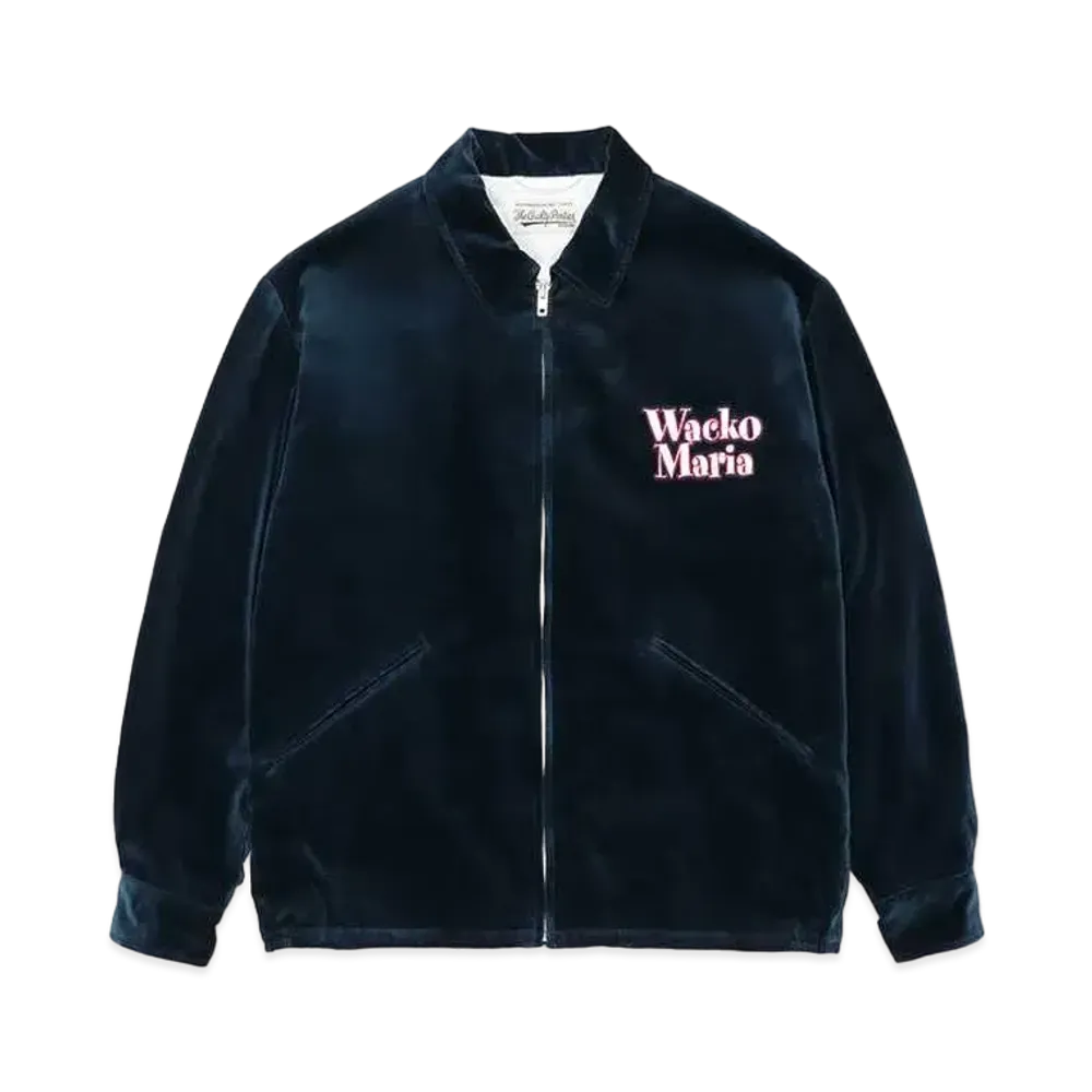 WACKO MARIA Velvet Vietnam Jacket #1 "Navy"