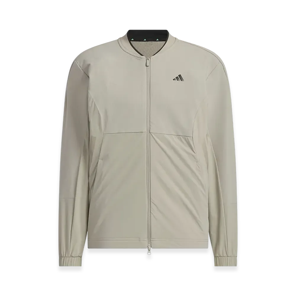 adidas Golf Windproof Full-Zip Jacket "Putty Beige"