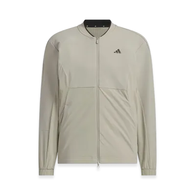 adidas Golf Windproof Full-Zip Jacket "Putty Beige"