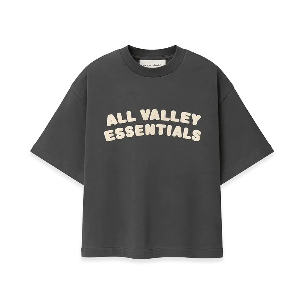 FEAR OF GOD ESSENTIALS Kids Merch Tee Boxy Fit "Iron Grey"