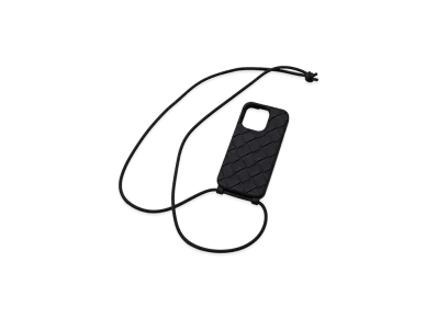 Bottega Veneta Strap Tech Rubber Iphone 14 Pro Case "Black"