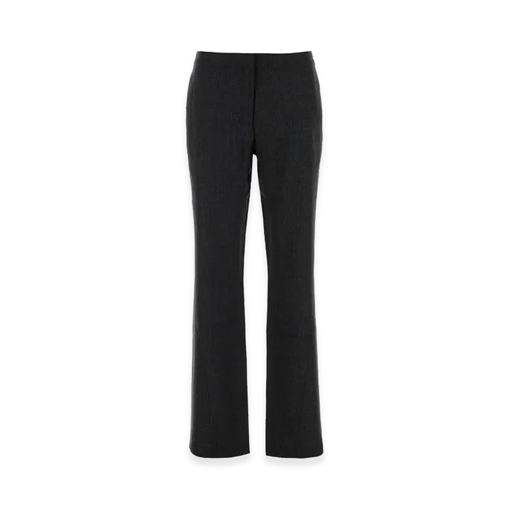 OUR LEGACY Women's Embroidered Wool Pant "Stripped"