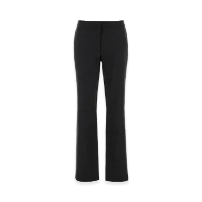 OUR LEGACY Women's Embroidered Wool Pant "Stripped"