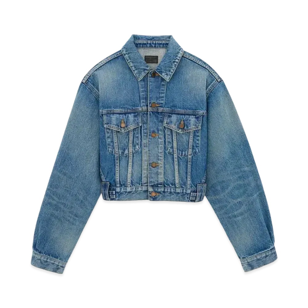 Saint Laurent Women's 80's Jacket "Japan Vintage Blue"