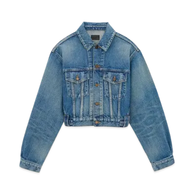 Saint Laurent Women's 80's Jacket "Japan Vintage Blue"