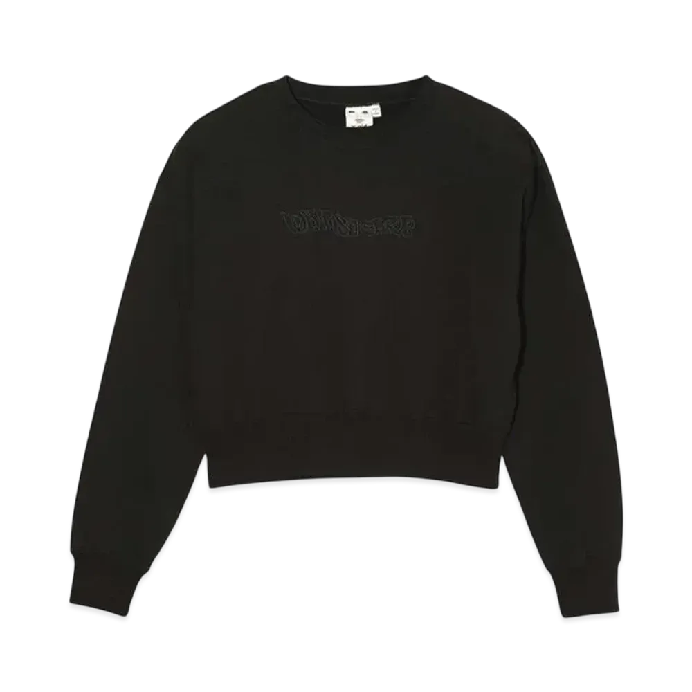 X-Girl Butterfly Embroidery Compact Sweat Top "Black"