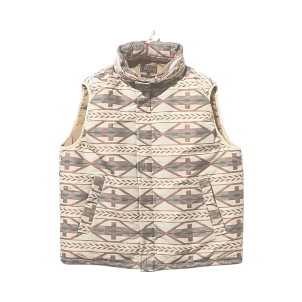 BEAMS MIL Puff Vest ver.2 Jacquard "Native"