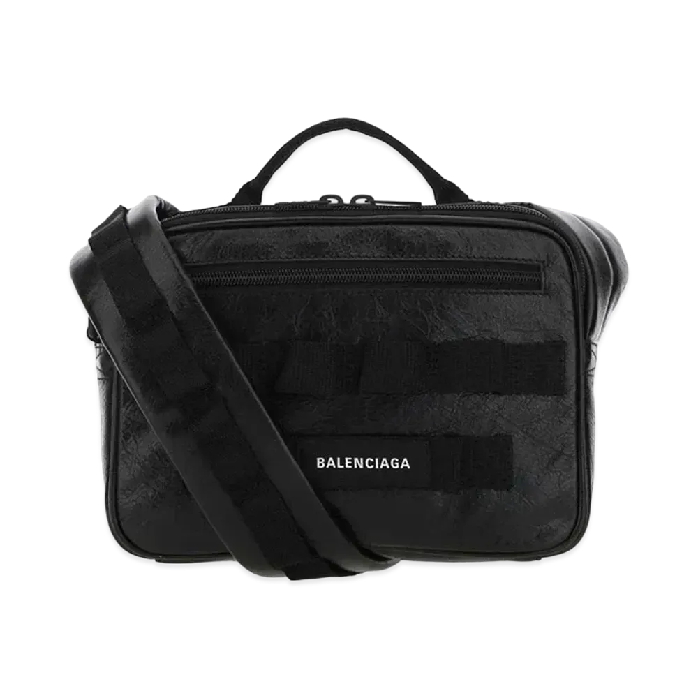 BALENCIAGA Army Pouch Shoulder Bag "Black"