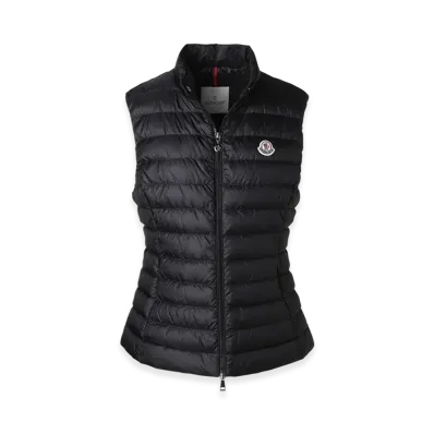 MONCLER Womens Igens Down Vest "Black"