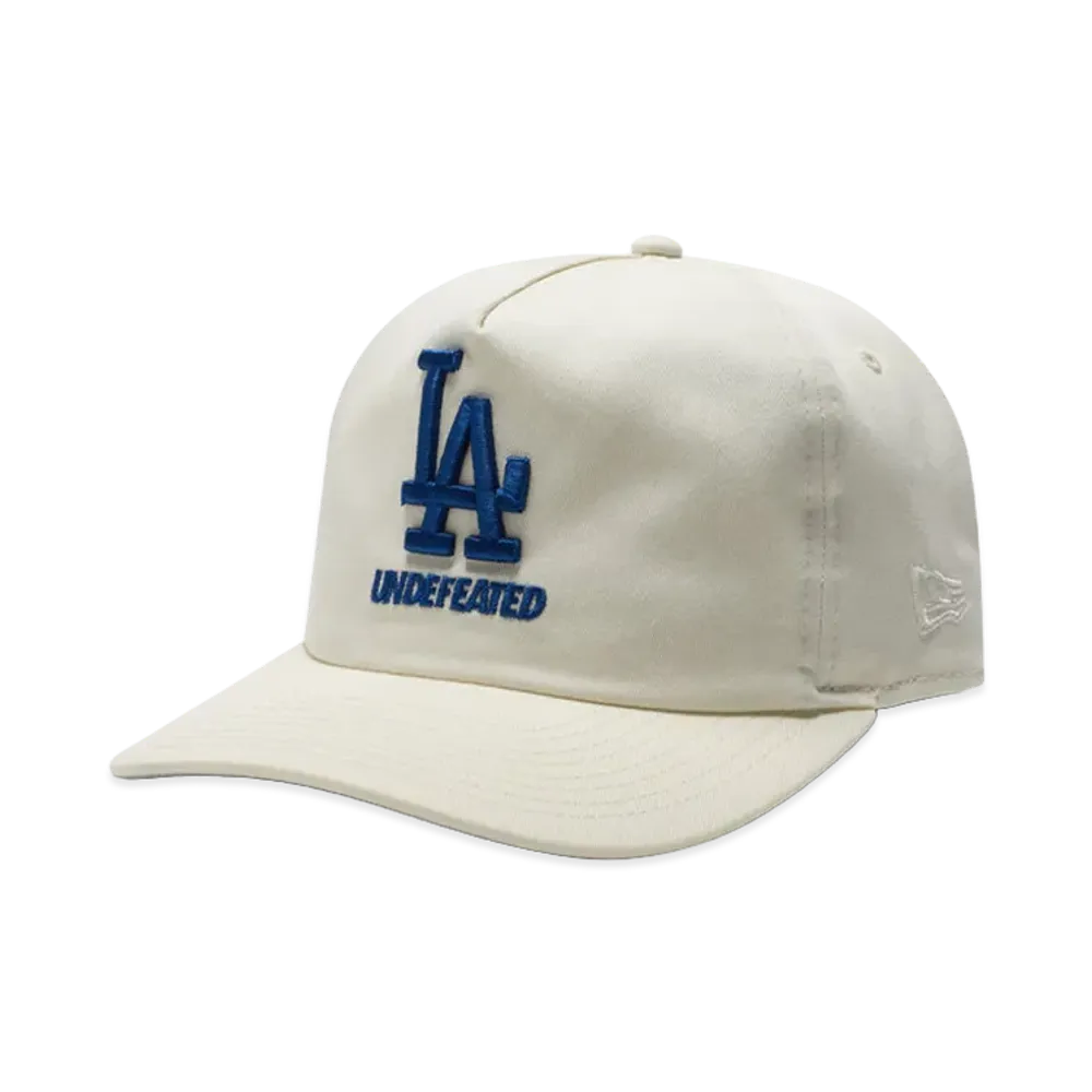 UNDEFEATED x NEW ERA x Los Angeles Dodgers Los Angeles Snapback "Beige"