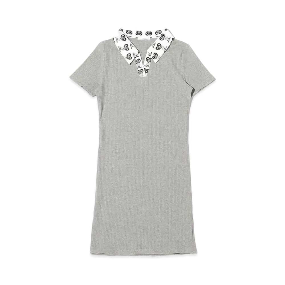 atmos pink x eicHi! HOnOKA Tight Dress With Collar "Gray"