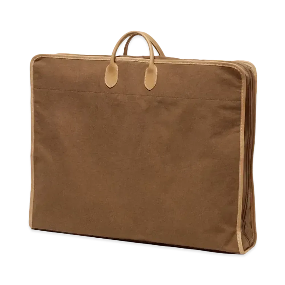 AURALEE Canvas Garment Case Made By Aeta "Brown"