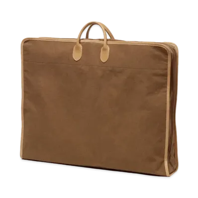 AURALEE Canvas Garment Case Made By Aeta "Brown"