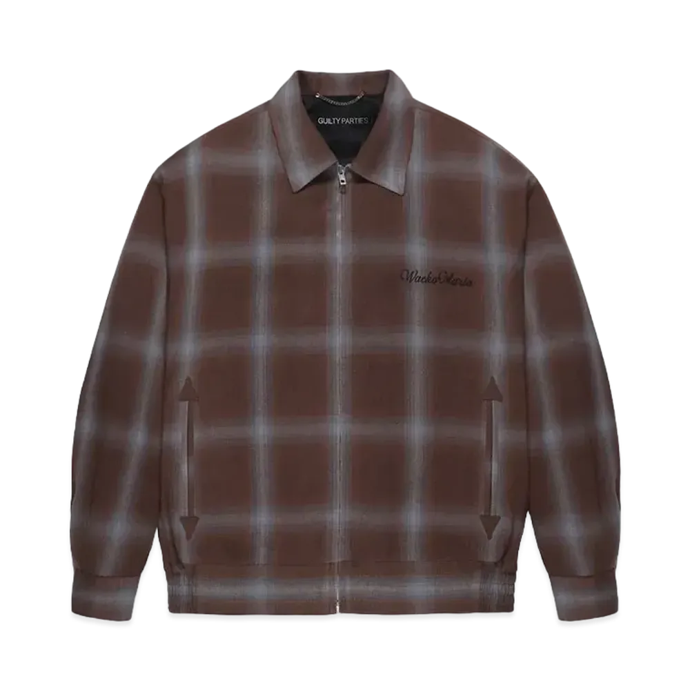 WACKO MARIA Check 50's Jacket "Brown"