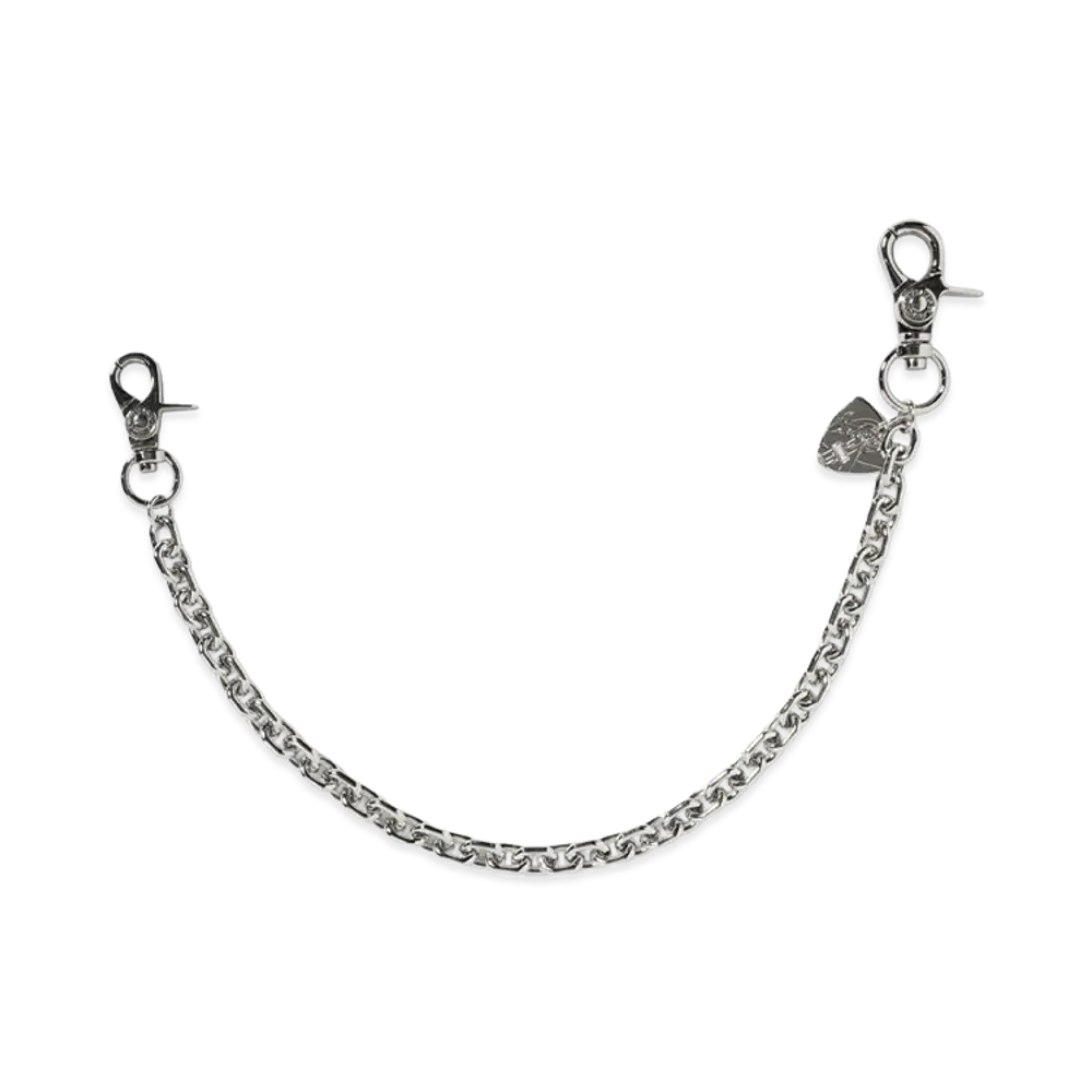 HYSTERIC GLAMOUR Woman On Skull Pick Wallet Chain "Silver"