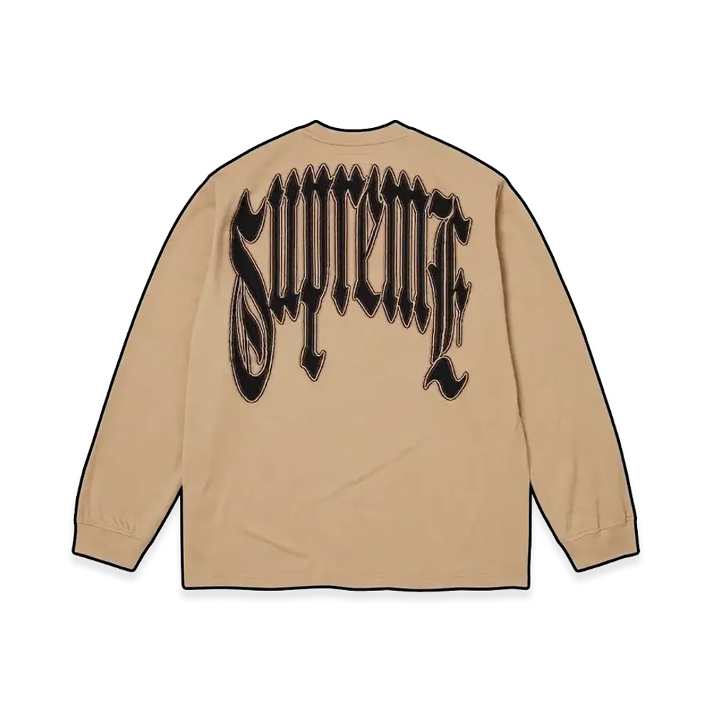 Supreme Intarsia L/S Top "Tan"