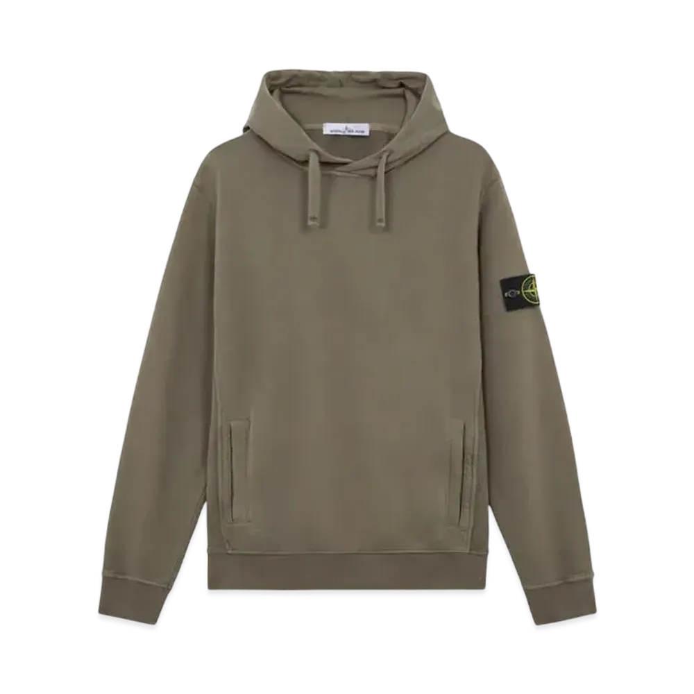 Stone Island 60820 Brushed Organic Cotton Fleece "Walnut Brown"
