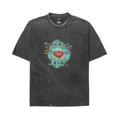 Saint Mxxxxxx SS T-Shirt Heart "Black"