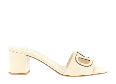 Valentino Garavani Women's Vlogo Signature Slides "White"