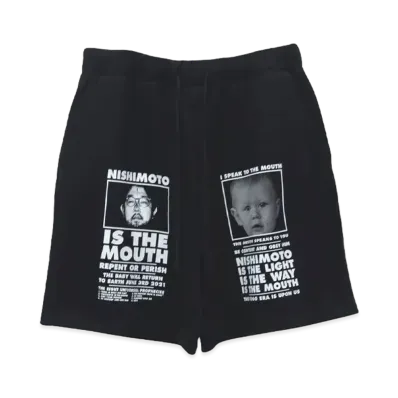 NISHIMOTO IS THE MOUTH CLASSIC SWEAT SHORTS "BLACK"