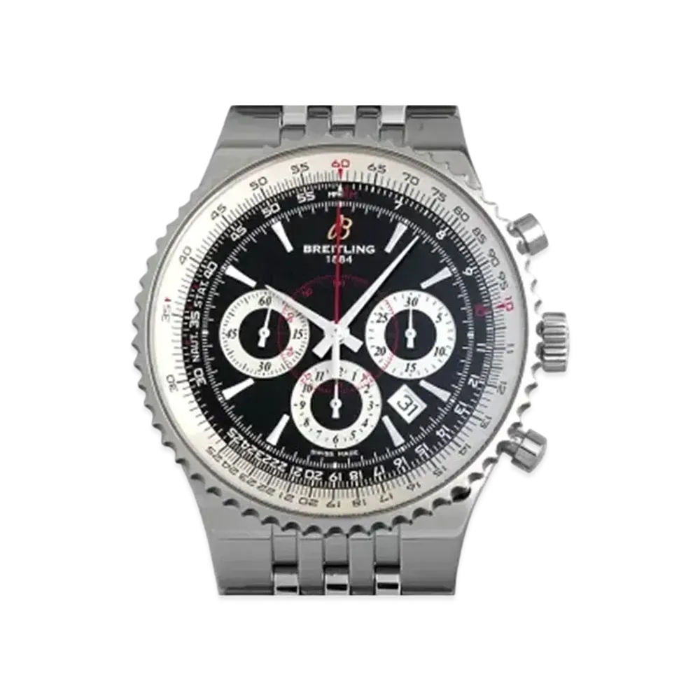 Breitling Navitimer Montbrillant 47 Limited Edition World Exclusive 2000 "Black/Stainless Steel"