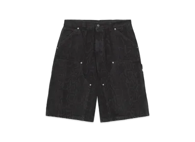 Carhartt WIP OG Double Knee Short "Snake Camo/Black(Heavy Stone Wash)"