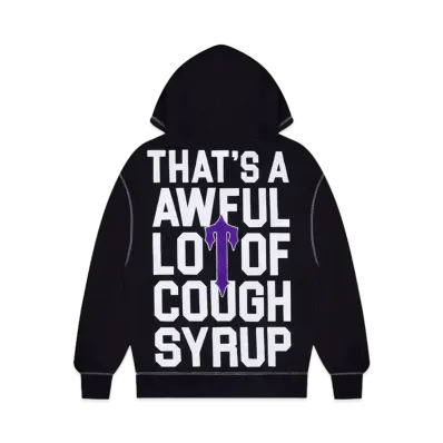 TRAPSTAR x COUGH SYRUP Hoodie "Black"