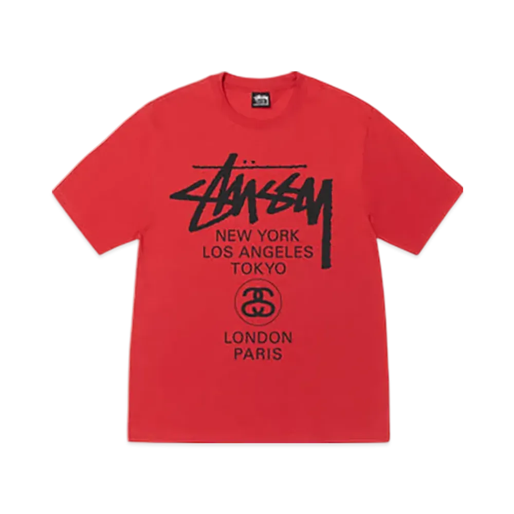 Stussy World Tour Tee "Cayenne" (2025) 3903962