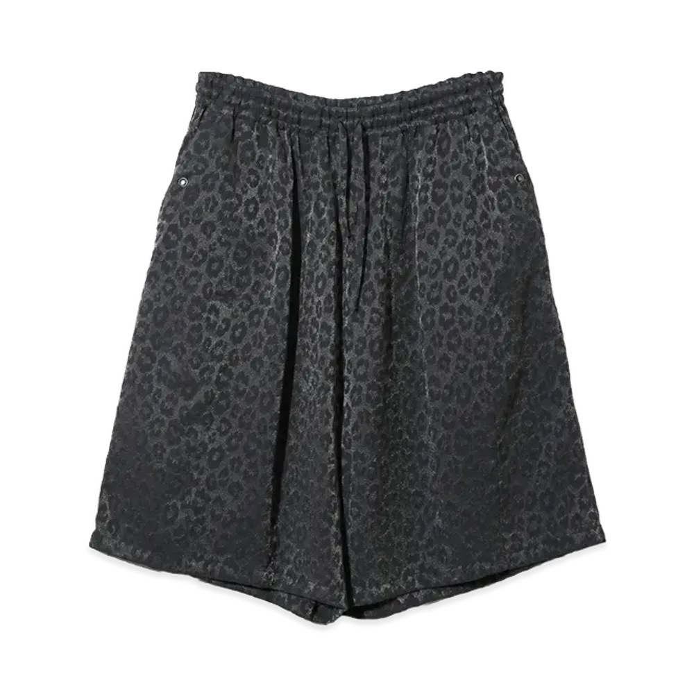 NEEDLES String Cowboy H.D. Short - Rayon Leopard Jacquard "Navy"