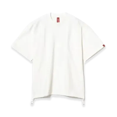 BEAMS JAPAN x LOOPWHEELER Loose Fit Fake In T-Shirt "White"