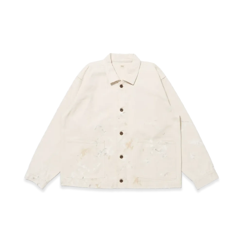 T.T Taiga Takahashi LOT.303 Coverall Jacket "Ivory Paint"