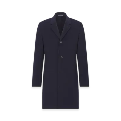 Dior Classic Coat Cashmere Cloth "Navy Blue"